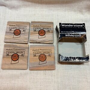 Wonderstone Padua Franciscan High School 50 Years Bruins Sandstone Coasters Set